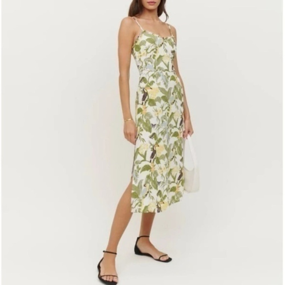 Reformation Chiffon Midi Dress